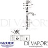 Grohe Eurosmart Single-Lever Sink Mixer Spares